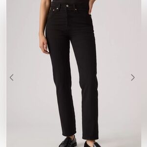 Levi’s Black Wedgie Straight Jeans